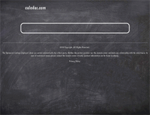 Tablet Screenshot of caledar.com